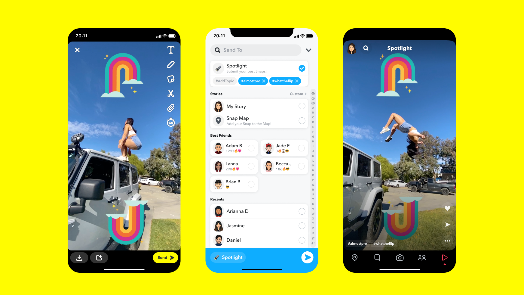 Snapchat Spotlight: Content Creators Can Get Share of $1M Daily Pool -  Variety