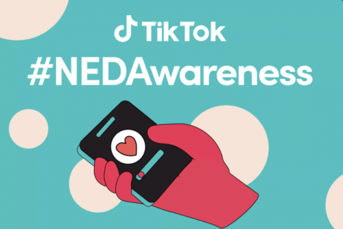 TikTok arbeitet mit der National Eating Disorder Association (NEDA) zusammen, 