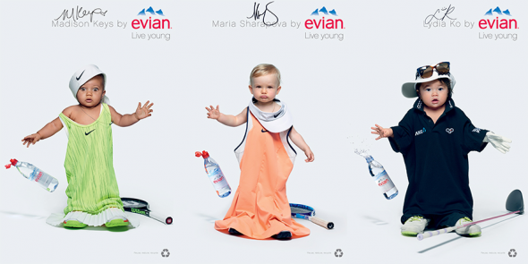 Evian voit (et fait voir) les choses en grand dans sa dernière campagne