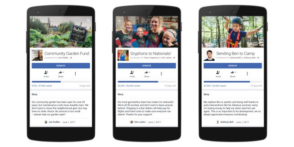Facebook lance Facebook Fundraiser