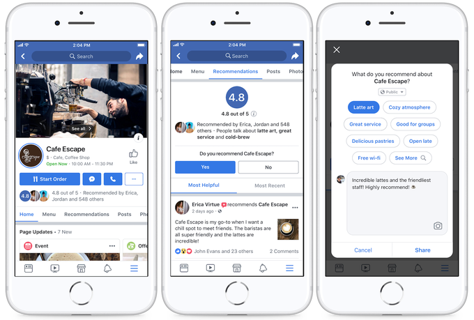 Facebook redesigne ses pages business pour contrer la chute du reach