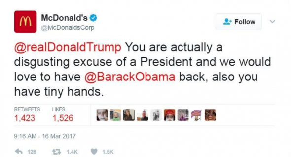 McDonald’s + Trump, l’amour vache