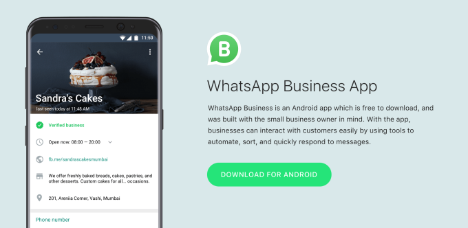 WhatsApp se lance son application pour les professionnels