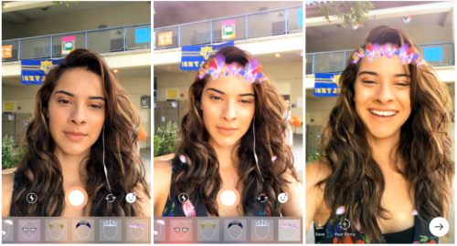 novità i filtri facciali instagram 