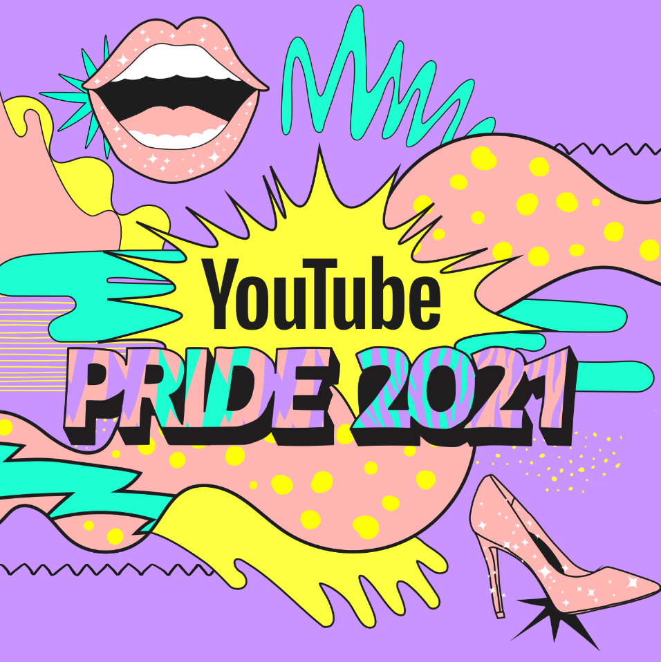 Logo YouTube Pride 2021
