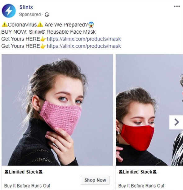 Fake news sul coronavirus Facebook block