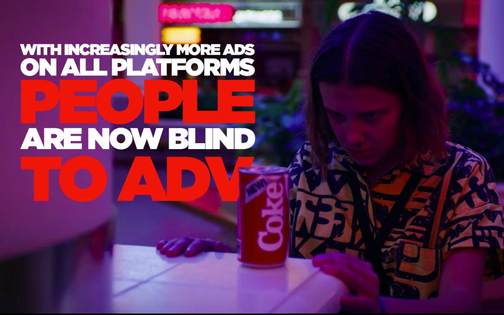 We Are Social / We Are All F**k'd Up / People are now blind to adv