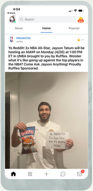 Reddit e la partnership con l'NBA<br />
