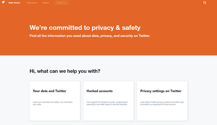 twitter online dati privacy