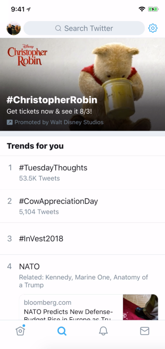 Twitter Promoted Trend Spotlight