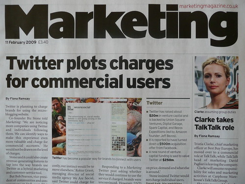 Marketing magazine, 11 February 2009