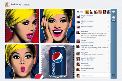Beyonce instagram ad