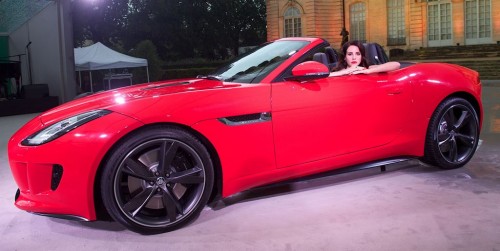 Lana Del Rey and the F-TYPE