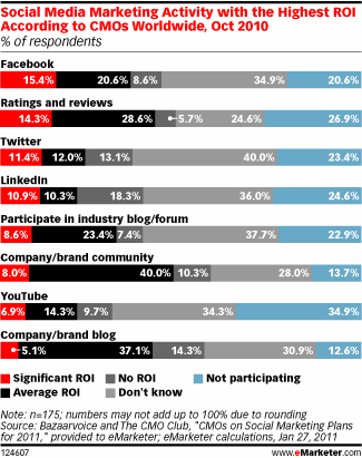 Social Media Marketing Activity According to ROI