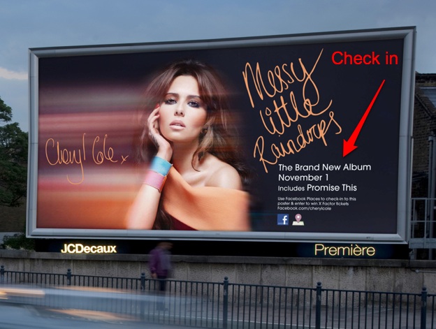 Cheryl Cole billboard